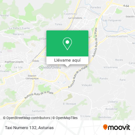 Mapa Taxi Numero 132