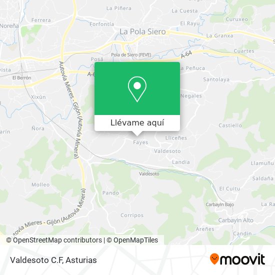 Mapa Valdesoto C.F