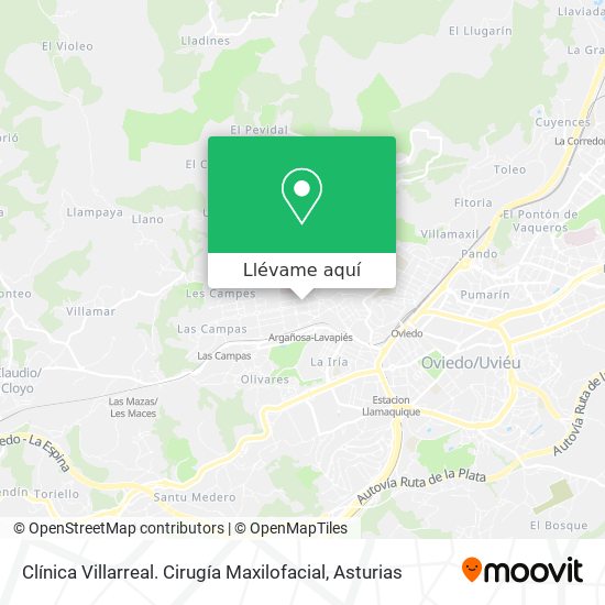 Mapa Clínica Villarreal. Cirugía Maxilofacial
