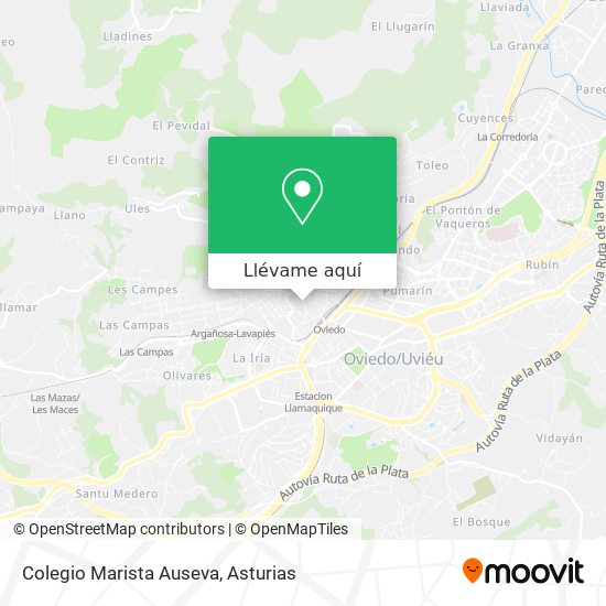 Mapa Colegio Marista Auseva