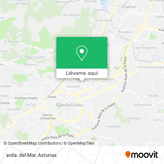 Mapa avda. del Mar