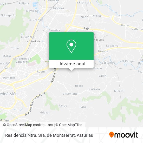 Mapa Residencia Ntra. Sra. de Montserrat