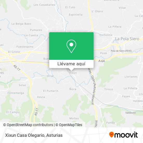 Mapa Xixun Casa Olegario