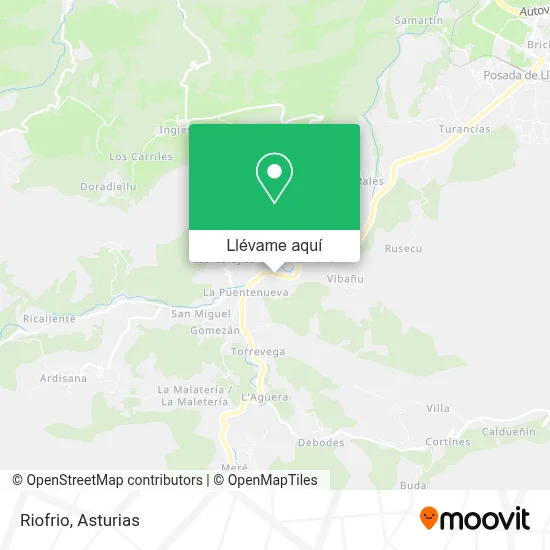 Mapa Riofrio