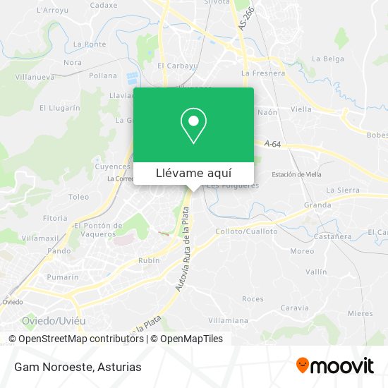 Mapa Gam Noroeste