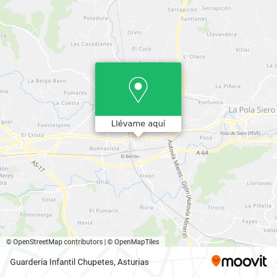 Mapa Guarderia Infantil Chupetes