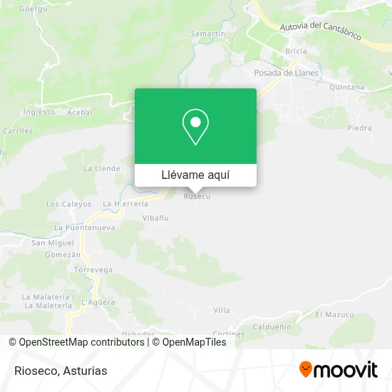 Mapa Rioseco