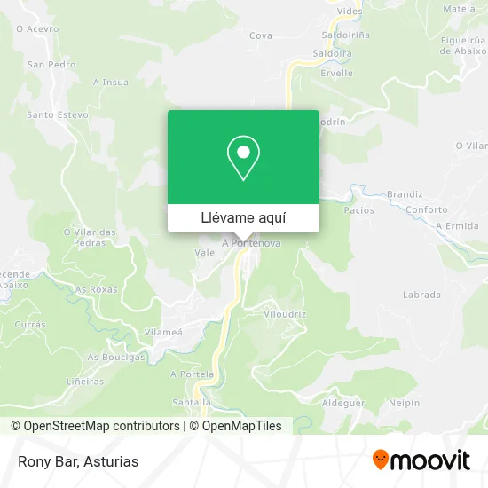 Mapa Rony Bar