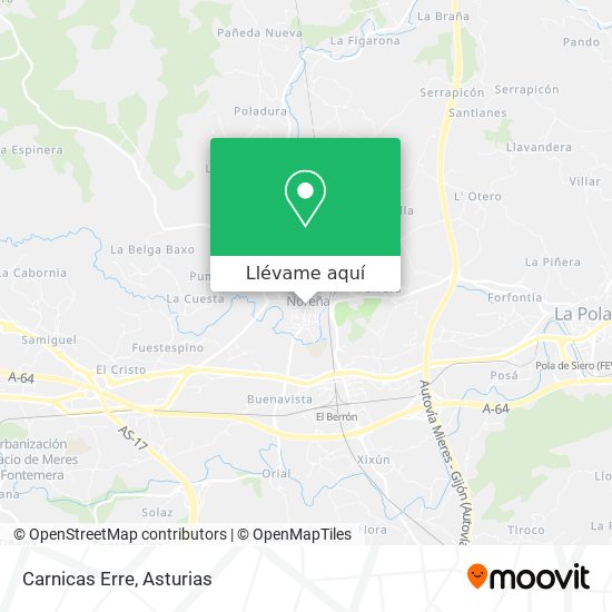 Mapa Carnicas Erre