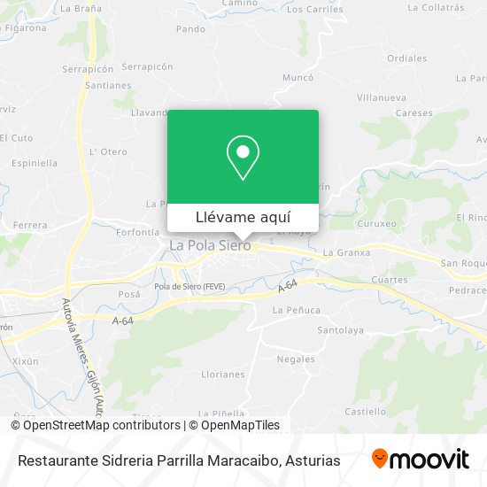 Mapa Restaurante Sidreria Parrilla Maracaibo