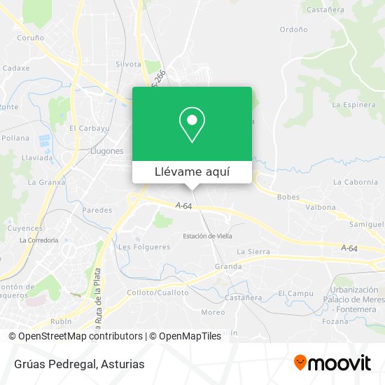 Mapa Grúas Pedregal