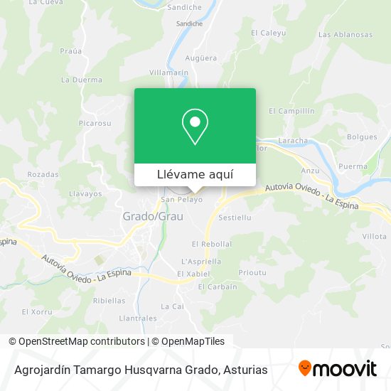 Mapa Agrojardín Tamargo Husqvarna Grado