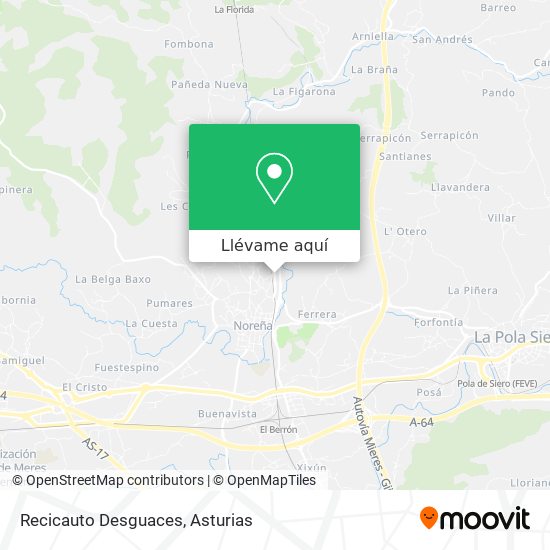 Mapa Recicauto Desguaces