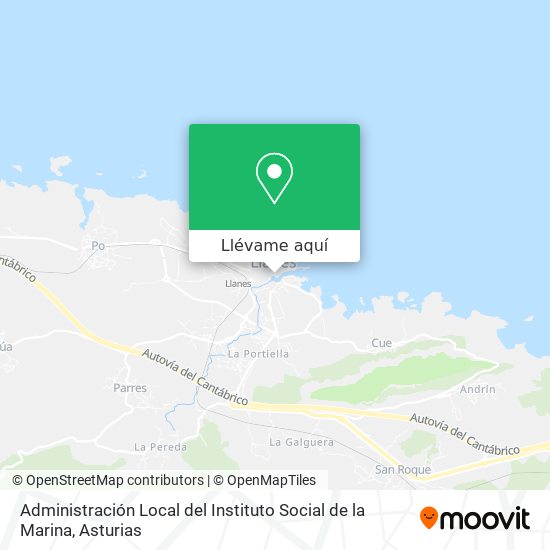 Mapa Administración Local del Instituto Social de la Marina