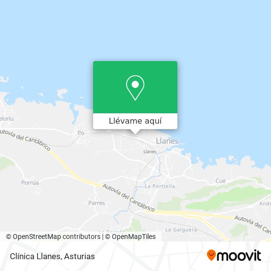 Mapa Clínica Llanes