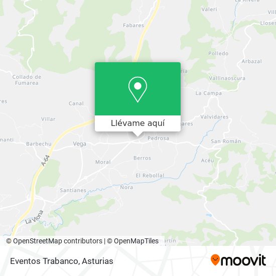 Mapa Eventos Trabanco