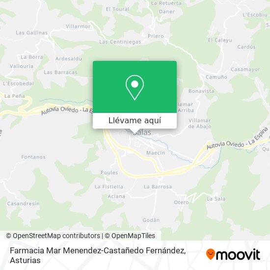 Mapa Farmacia Mar Menendez-Castañedo Fernández