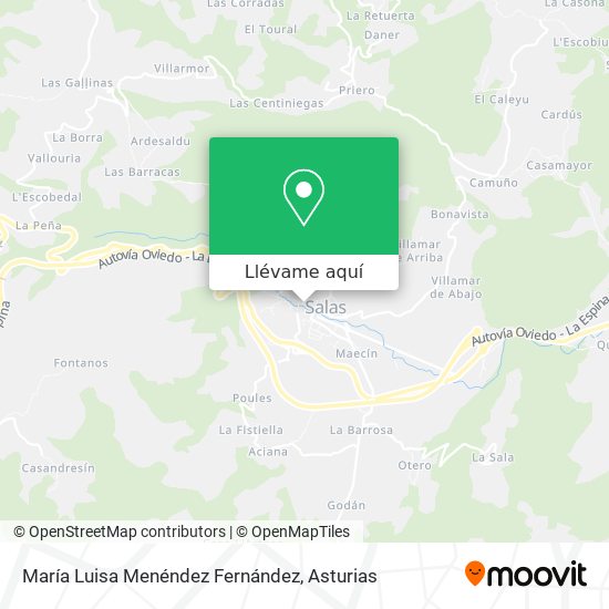 Mapa María Luisa Menéndez Fernández