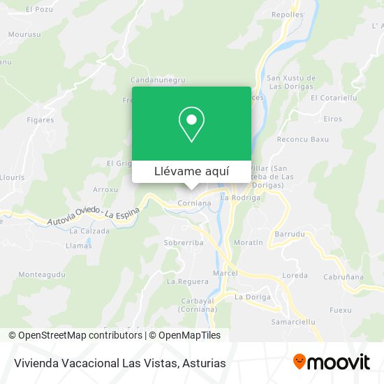 Mapa Vivienda Vacacional Las Vistas