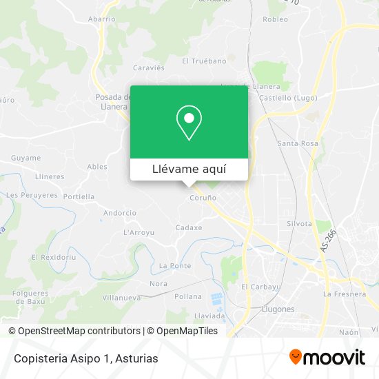 Mapa Copisteria Asipo 1