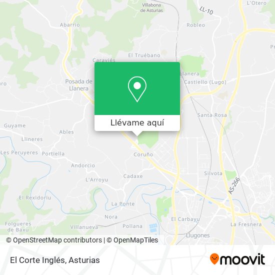 Mapa El Corte Inglés