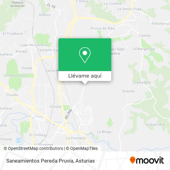 Mapa Saneamientos Pereda Pruvia