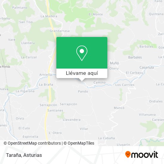 Mapa Taraña