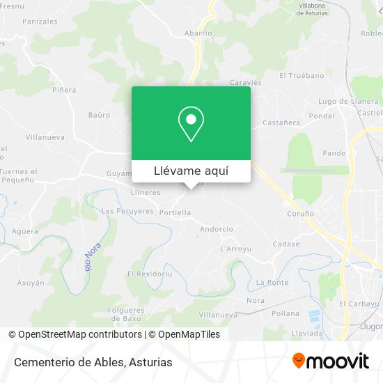 Mapa Cementerio de Ables