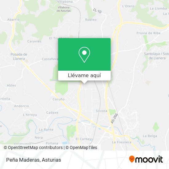 Mapa Peña Maderas