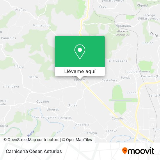 Mapa Carnicería César