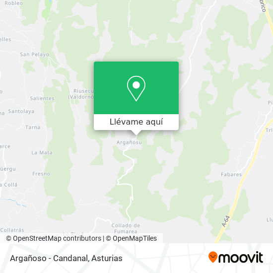 Mapa Argañoso - Candanal