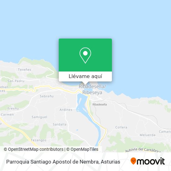 Mapa Parroquia Santiago Apostol de Nembra