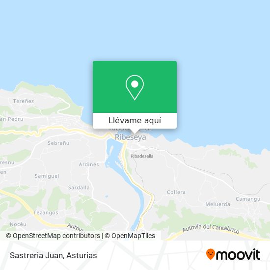 Mapa Sastreria Juan