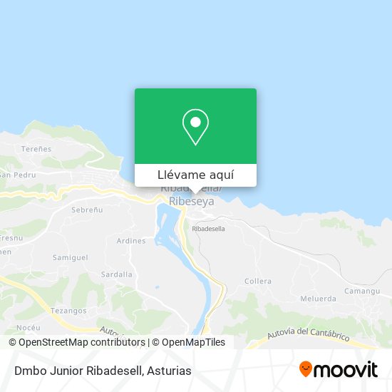 Mapa Dmbo Junior Ribadesell