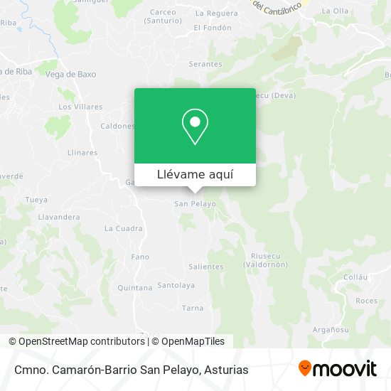 Mapa Cmno. Camarón-Barrio San Pelayo