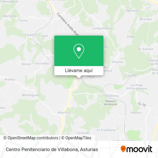 Mapa Centro Penitenciario de Villabona