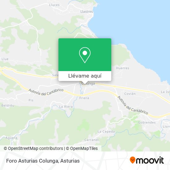 Mapa Foro Asturias Colunga
