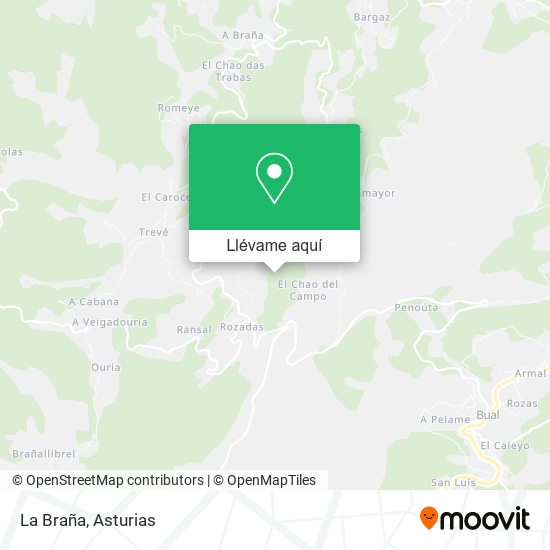 Mapa La Braña
