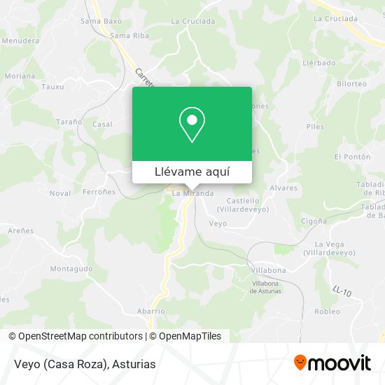 Mapa Veyo (Casa Roza)
