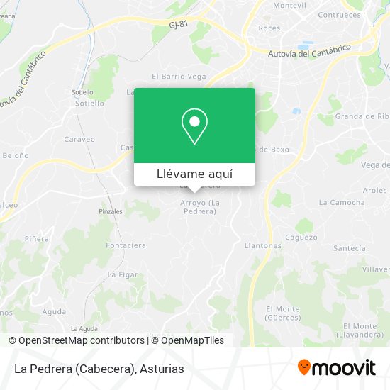 Mapa La Pedrera (Cabecera)