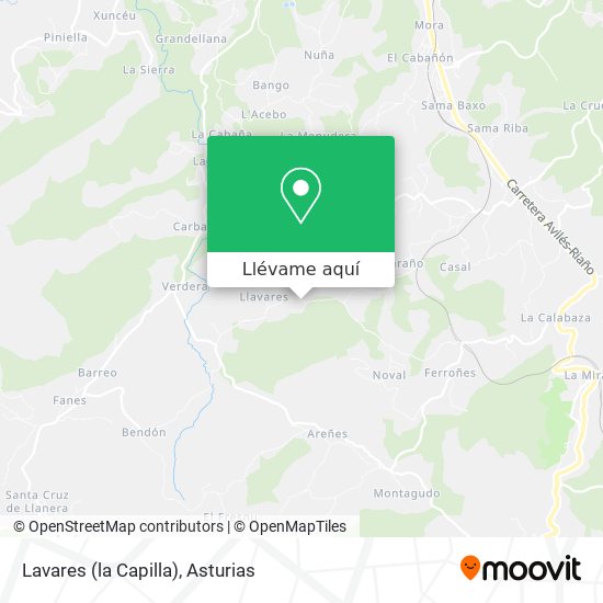 Mapa Lavares (la Capilla)