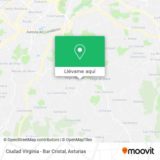 Mapa Ciudad Virginia - Bar Cristal