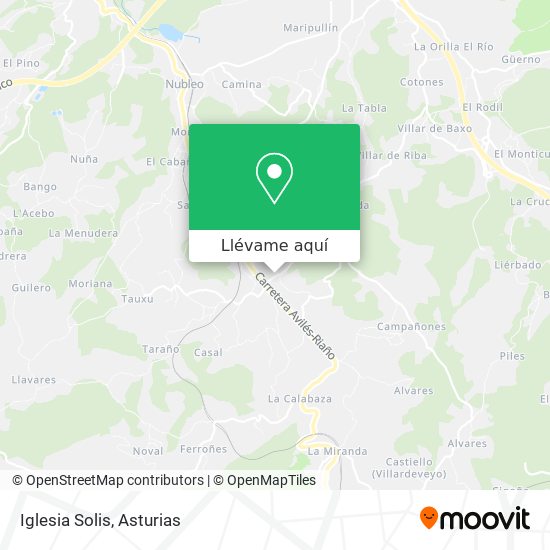 Mapa Iglesia Solis