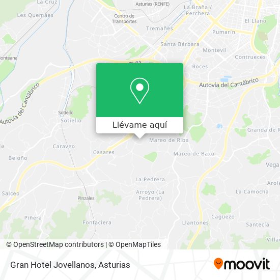 Mapa Gran Hotel Jovellanos