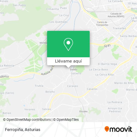 Mapa Ferropiña