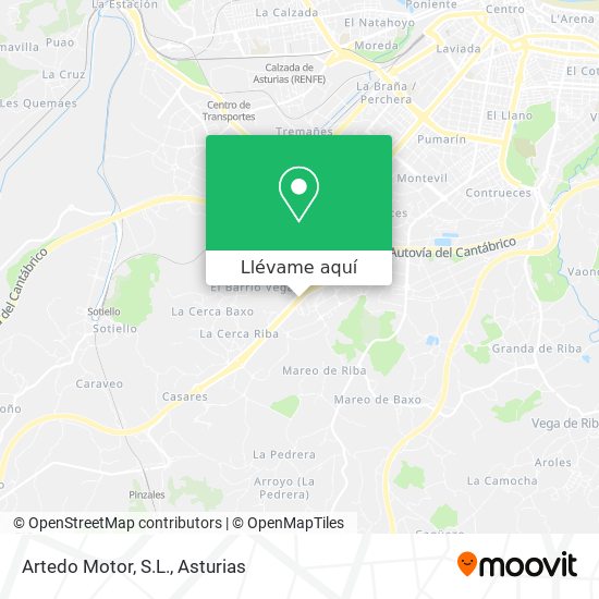 Mapa Artedo Motor, S.L.