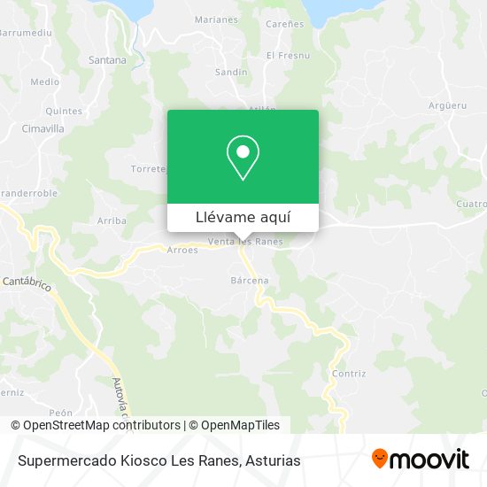 Mapa Supermercado Kiosco Les Ranes