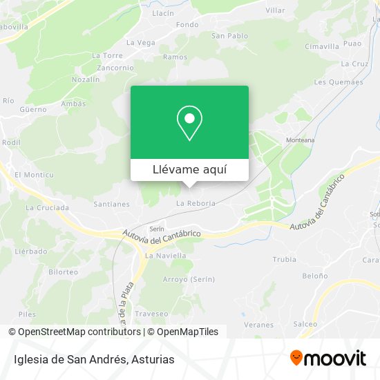 Mapa Iglesia de San Andrés
