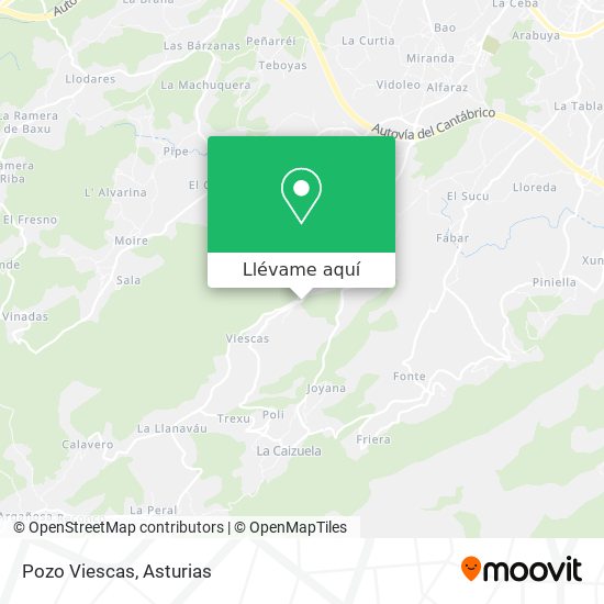 Mapa Pozo Viescas