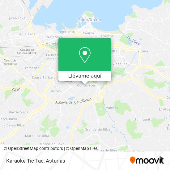 Mapa Karaoke Tic Tac